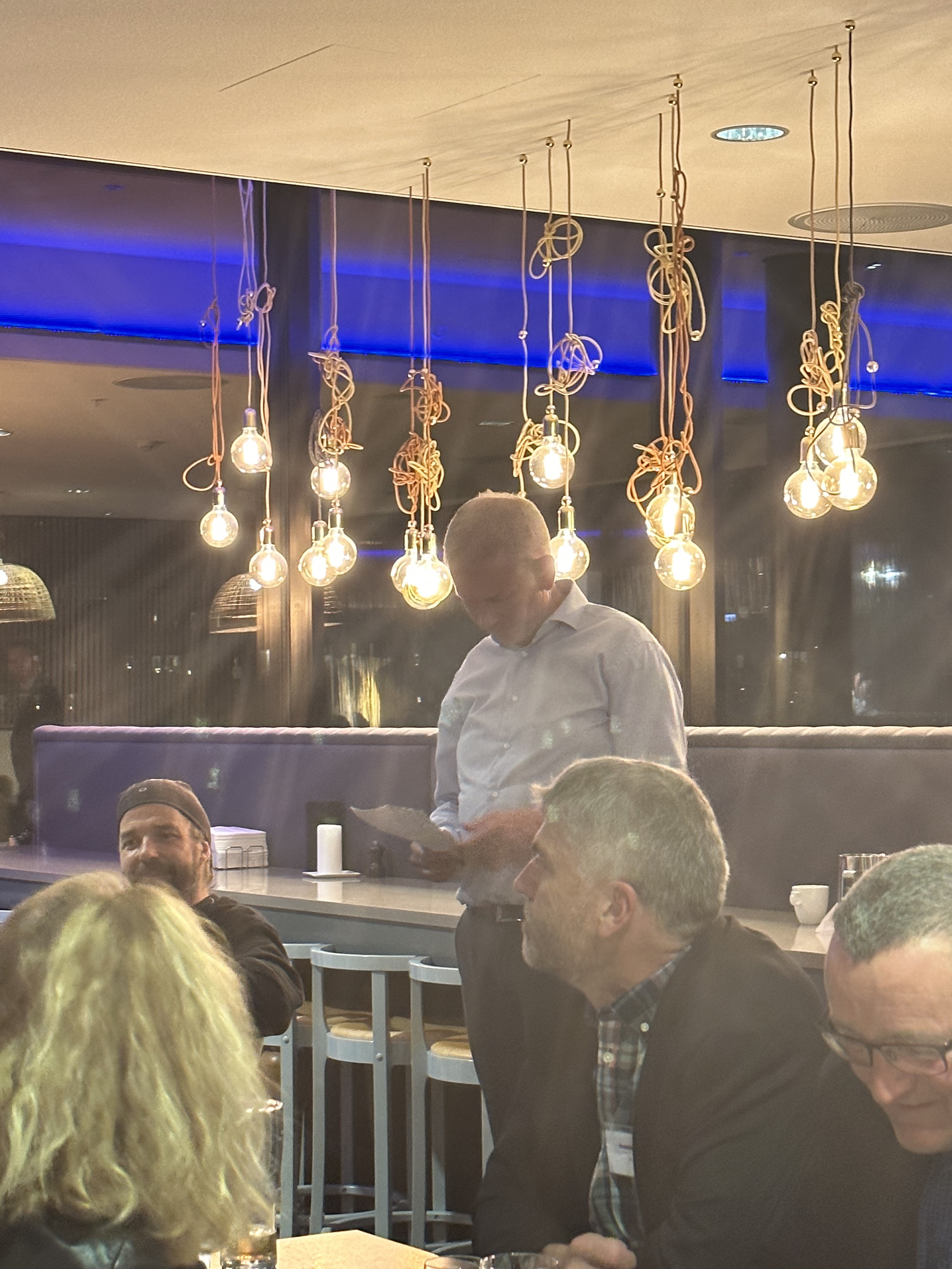 Diktfremføring av Rune Nesse fra Bømlo Kraftnett