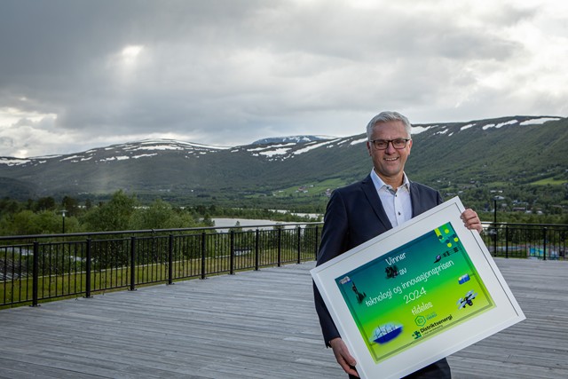 Idar Sønstabø med innovasjonsprisen 2024