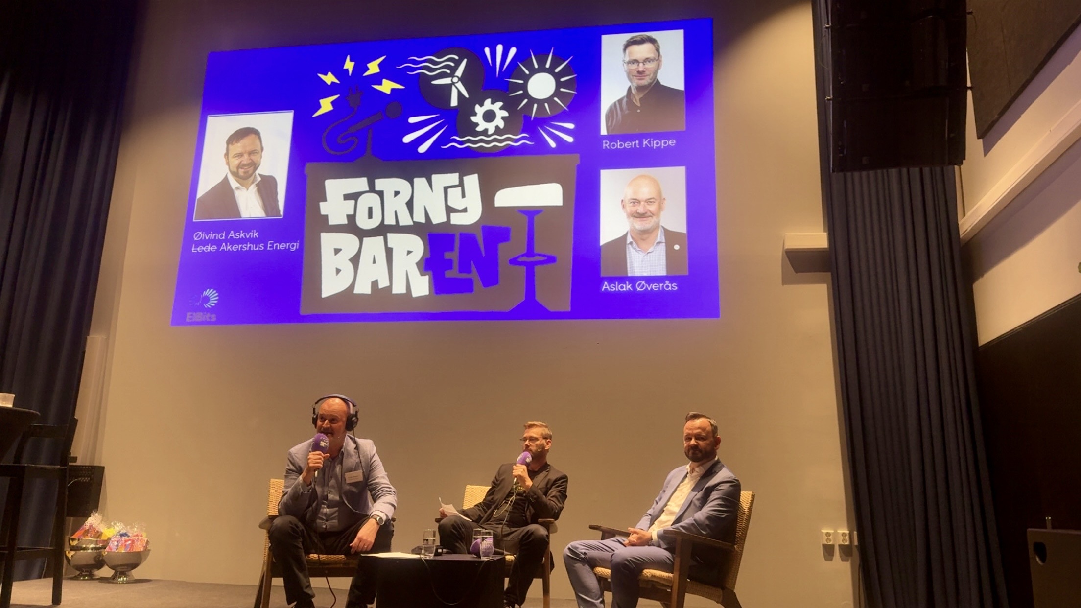 Fornybaren podcast innspilling